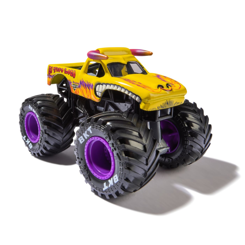 MONSTER JAM LEGACY TRUCKS MASINUTA METALICAEL TORO LOCO SCARA 1 LA 64 [2]