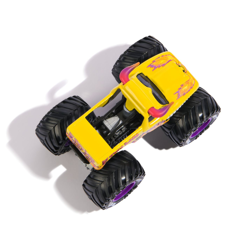 MONSTER JAM LEGACY TRUCKS MASINUTA METALICAEL TORO LOCO SCARA 1 LA 64 [4]