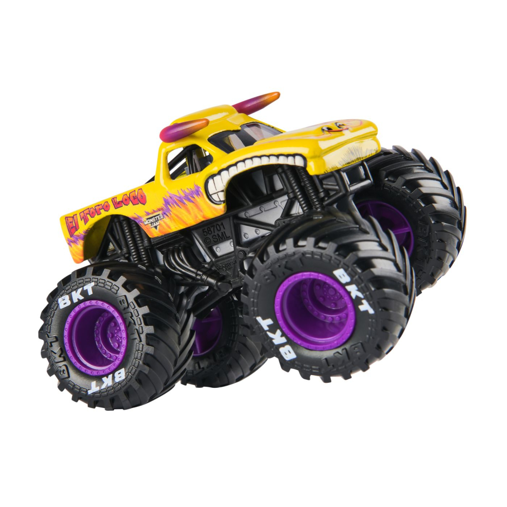 MONSTER JAM LEGACY TRUCKS MASINUTA METALICAEL TORO LOCO SCARA 1 LA 64 [5]