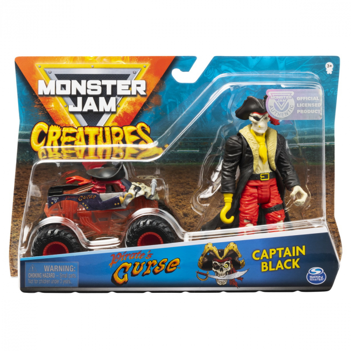 Monster jam macheta blestemul piratilor si capitanul negru [5]
