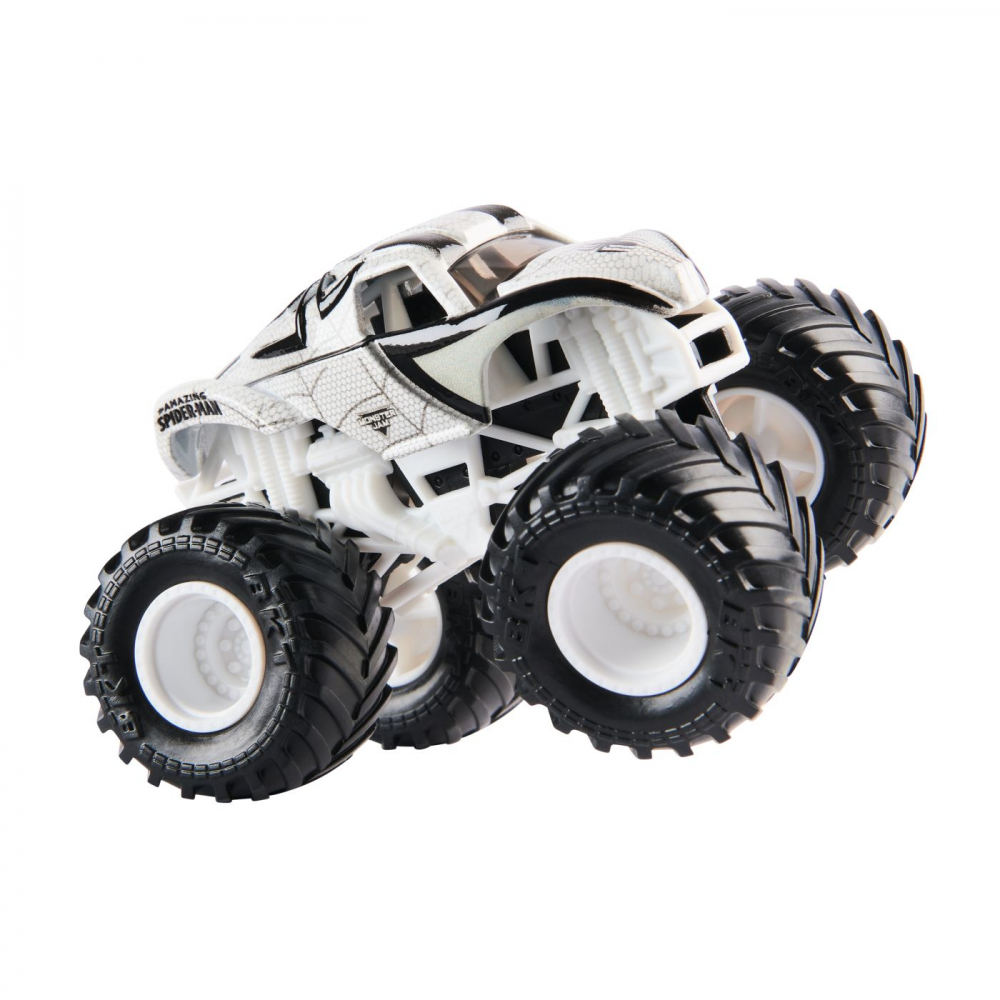 MONSTER JAM MARVEL CAMION GIGANT AMAZING SPIDER MAN ROSU SCARA 1 LA 64 [4]