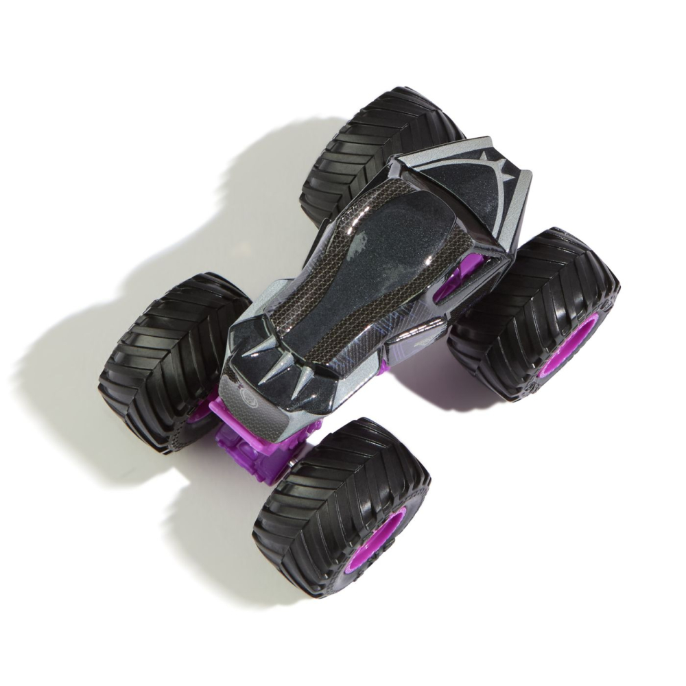 MONSTER JAM MARVEL CAMION GIGANT BLACK PANTHER SCARA 1 LA 64 [4]