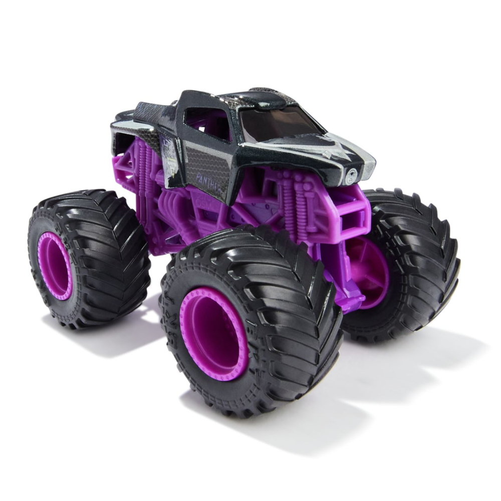 MONSTER JAM MARVEL CAMION GIGANT BLACK PANTHER SCARA 1 LA 64 [2]