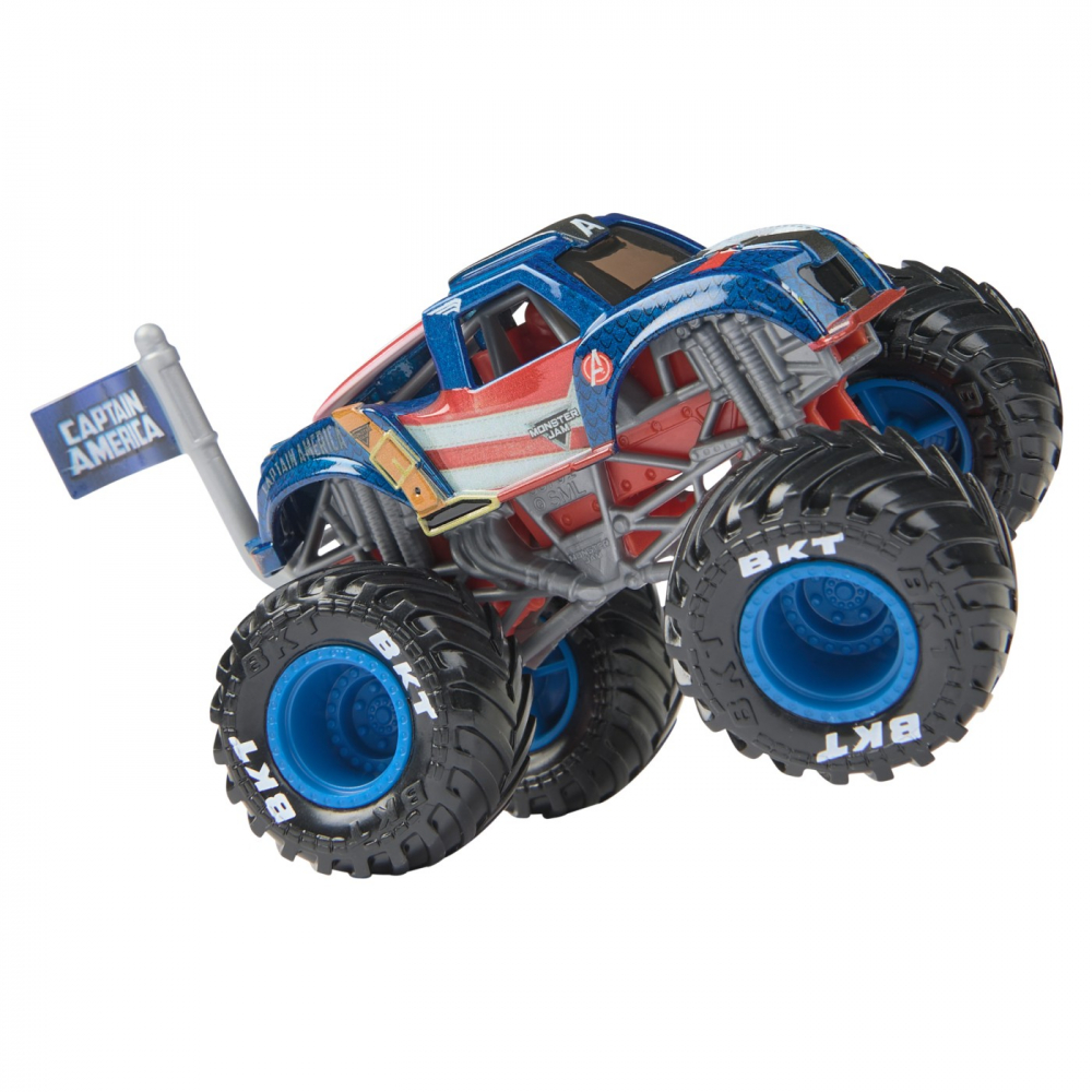 MONSTER JAM MARVEL CAMION GIGANT CAPTAIN AMERICA SCARA 1 LA 64 [6]