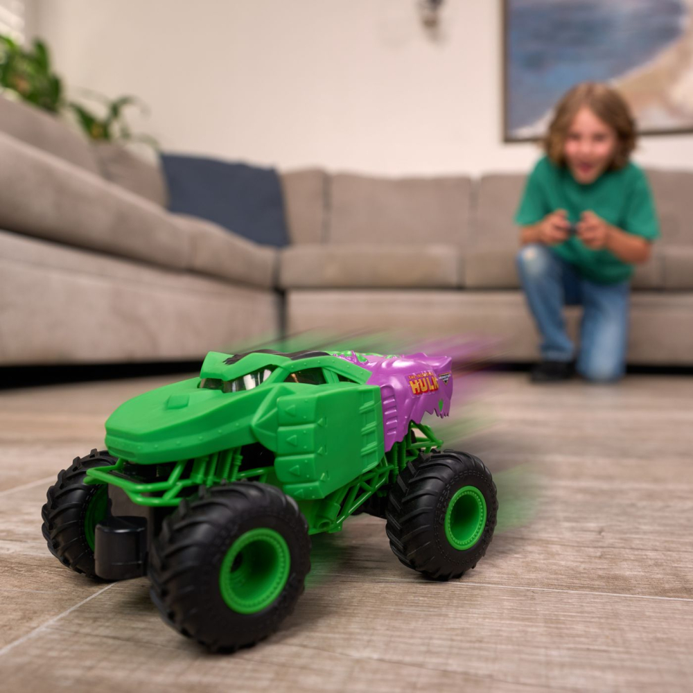 MONSTER JAM MARVEL CAMION GIGANT RC CU TELECOMANDA INCREDIBILUL HULK [5]