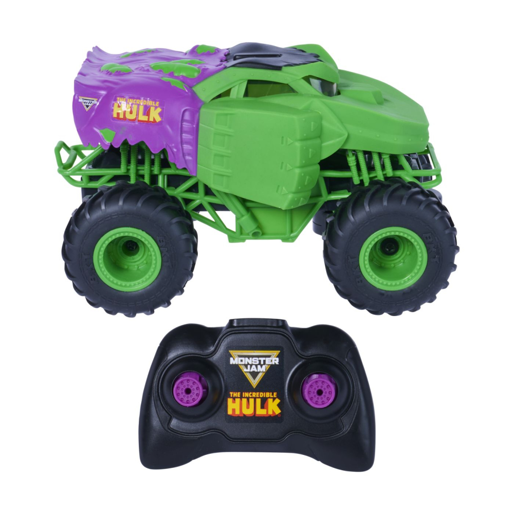 MONSTER JAM MARVEL CAMION GIGANT RC CU TELECOMANDA INCREDIBILUL HULK [3]