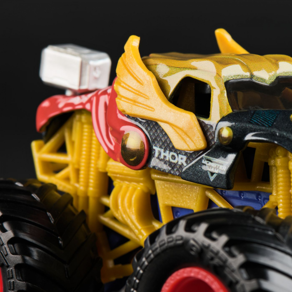 MONSTER JAM MARVEL CAMION GIGANT THOR SCARA 1 LA 64 [6]