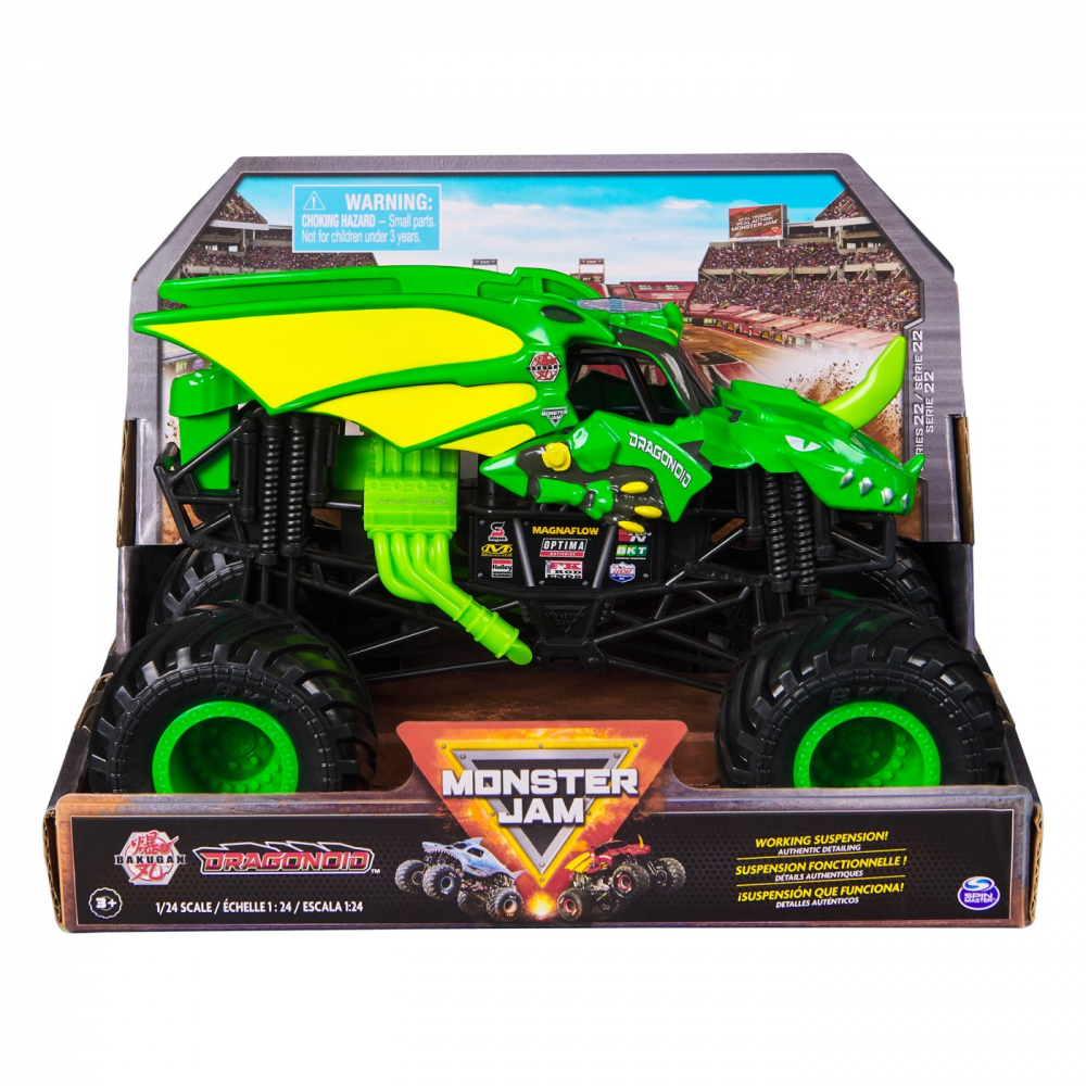 MONSTER JAM MASINUTA METALICA DRAGONOID SCARA 1:24 [1]