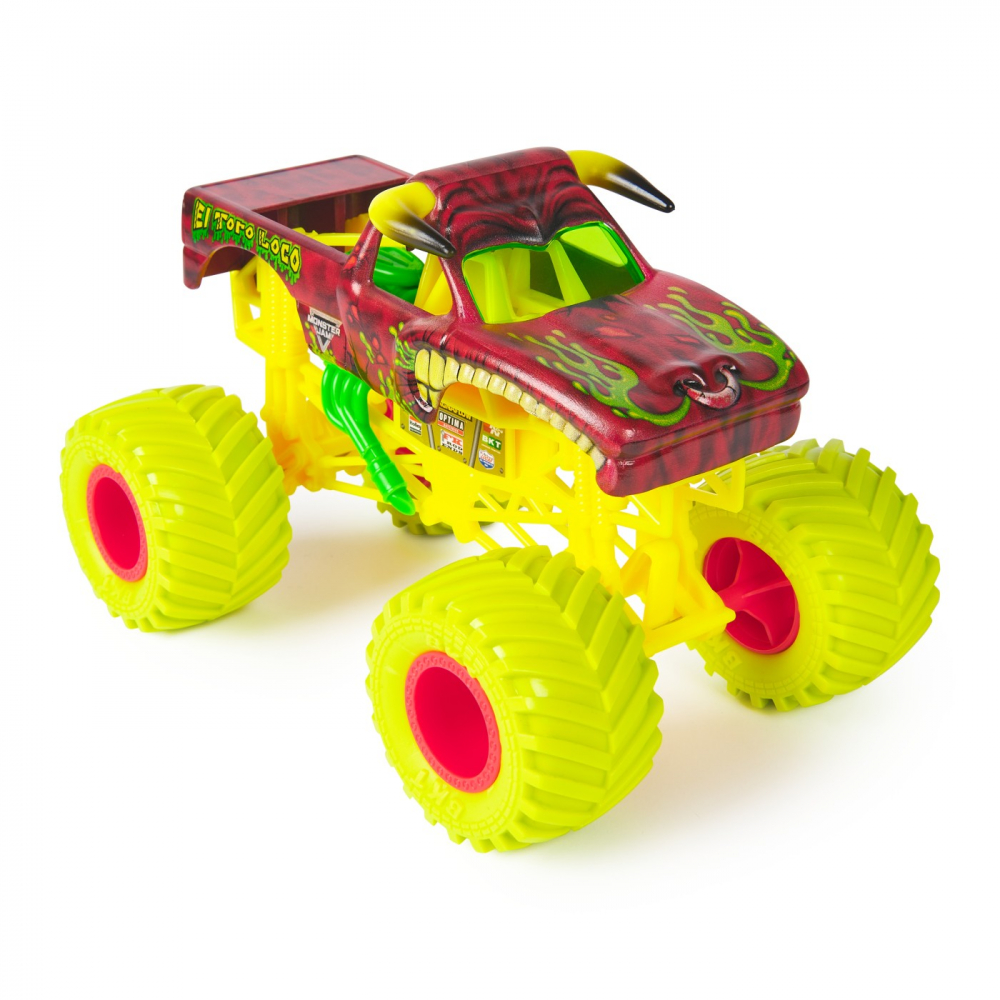 MONSTER JAM MASINUTA METALICA EL TORO LOCO SCARA 1:24 [3]