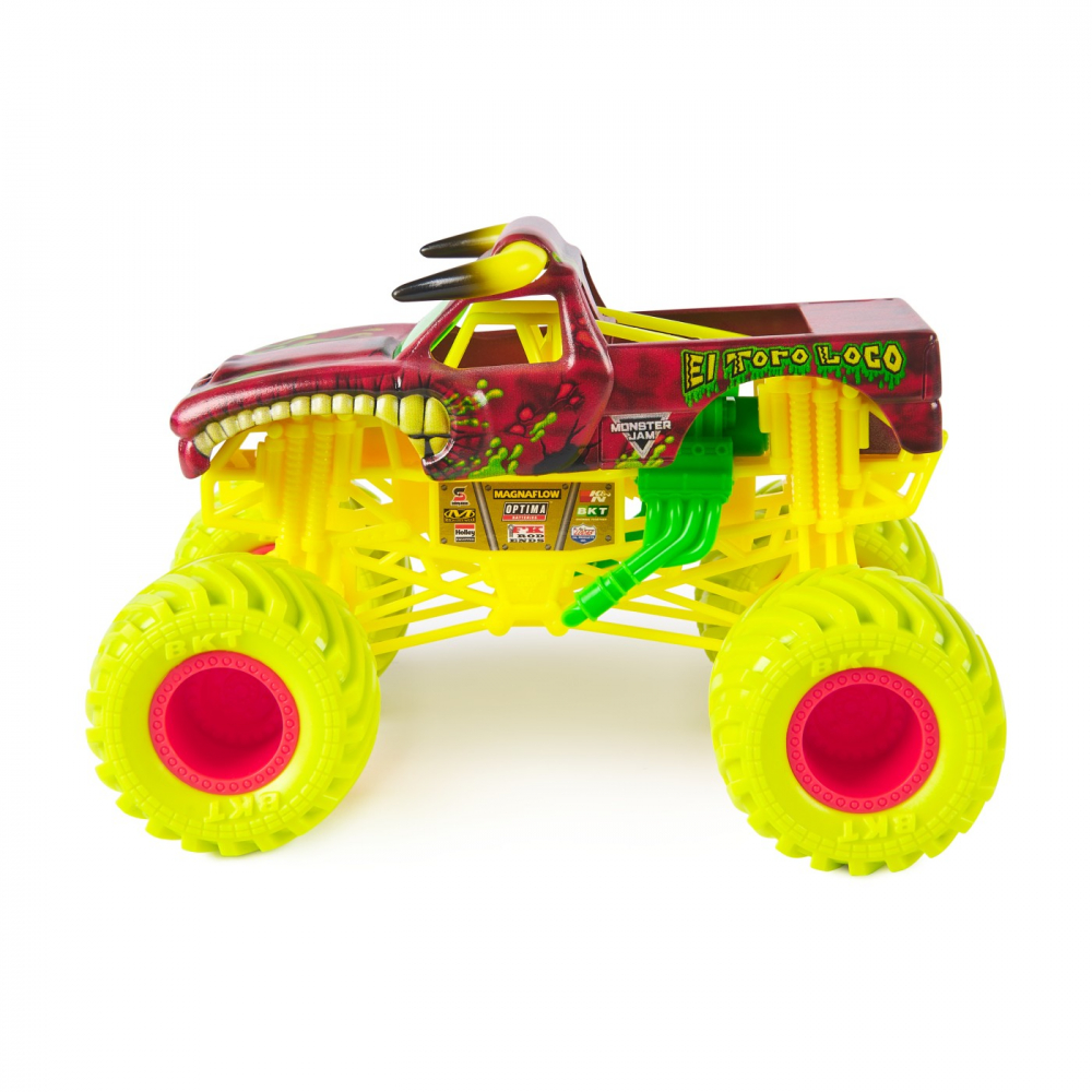 MONSTER JAM MASINUTA METALICA EL TORO LOCO SCARA 1:24 [4]
