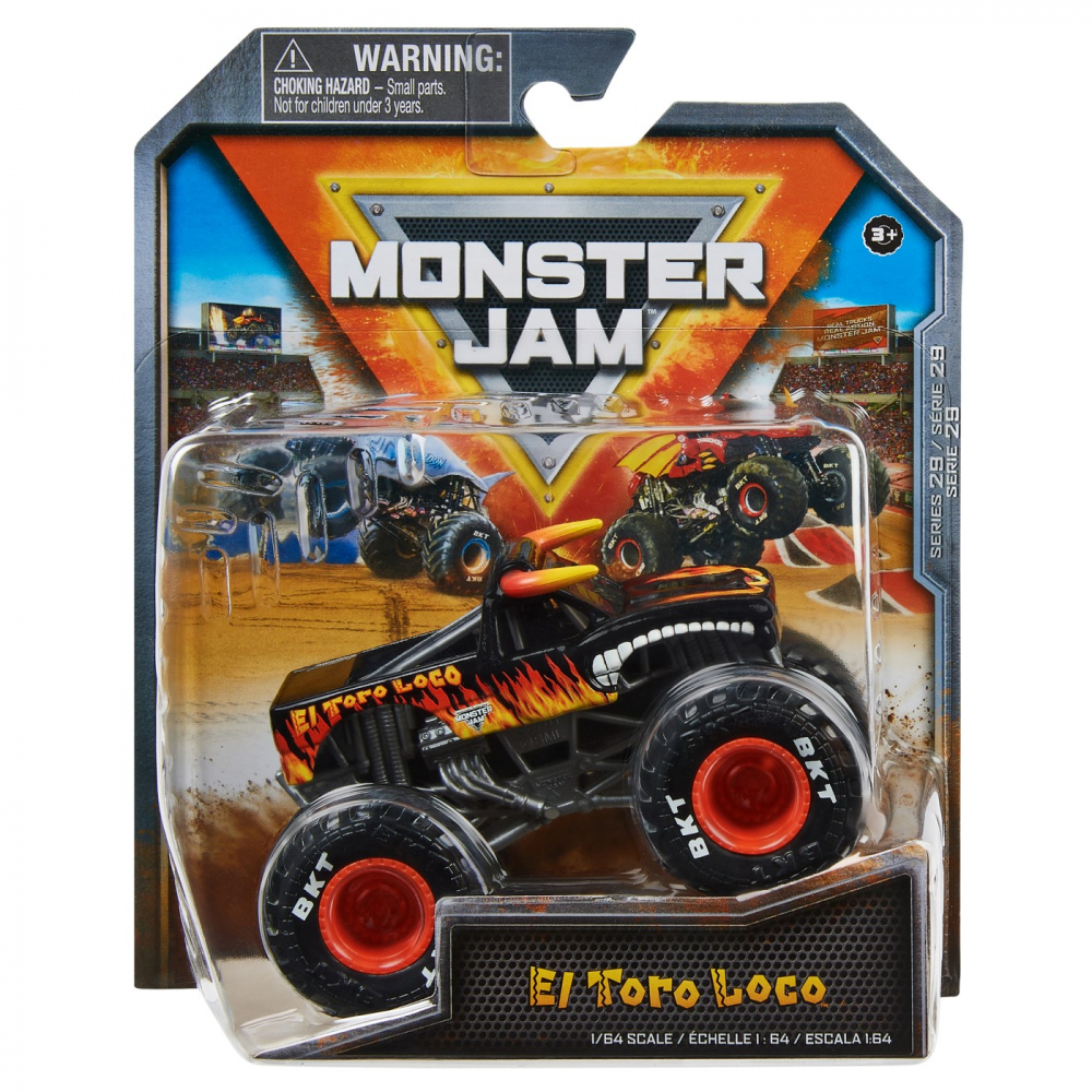 Monster Jam Masinuta Metalica El Toro Loco Scara 1 La 64 [1]