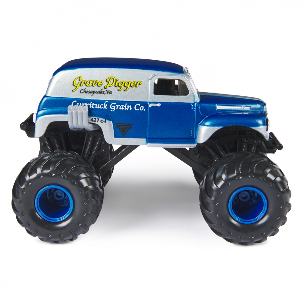 MONSTER JAM MASINUTA METALICA GRAVE DIGGER SCARA 1:24 [2]