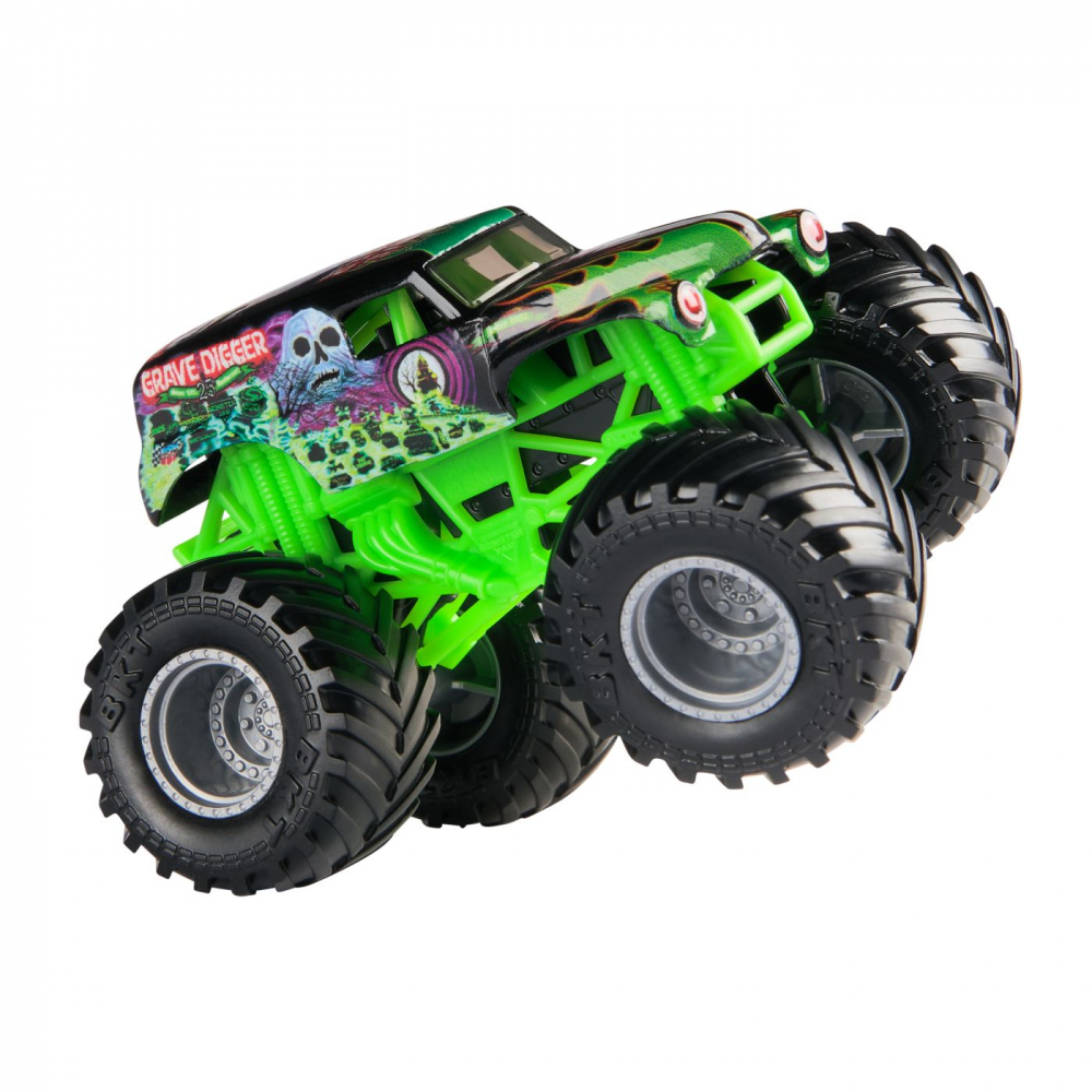 MONSTER JAM MASINUTA METALICA GRAVE DIGGER SCARA 1 LA 64 [5]