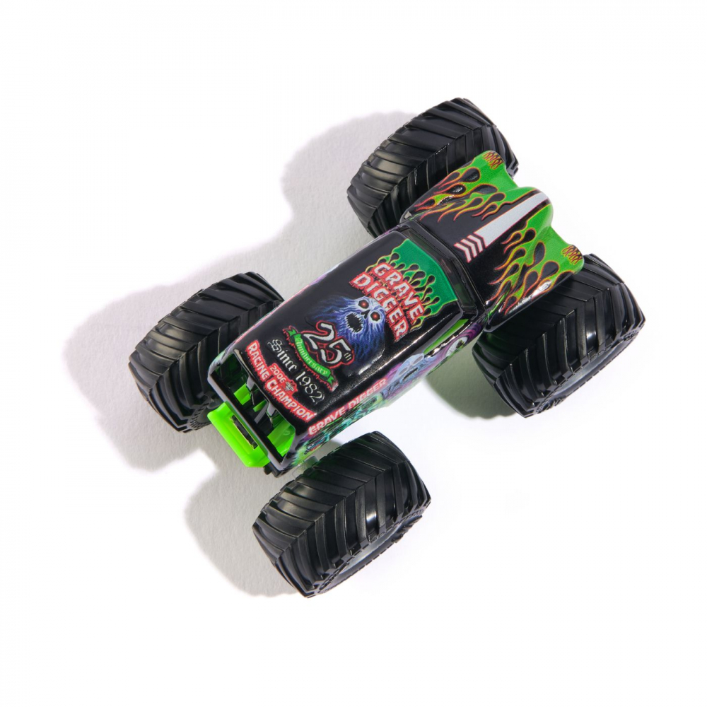 MONSTER JAM MASINUTA METALICA GRAVE DIGGER SCARA 1 LA 64 [4]