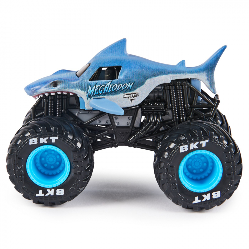 MONSTER JAM MASINUTA METALICA MEGALODON SCARA 1 LA 64 [4]