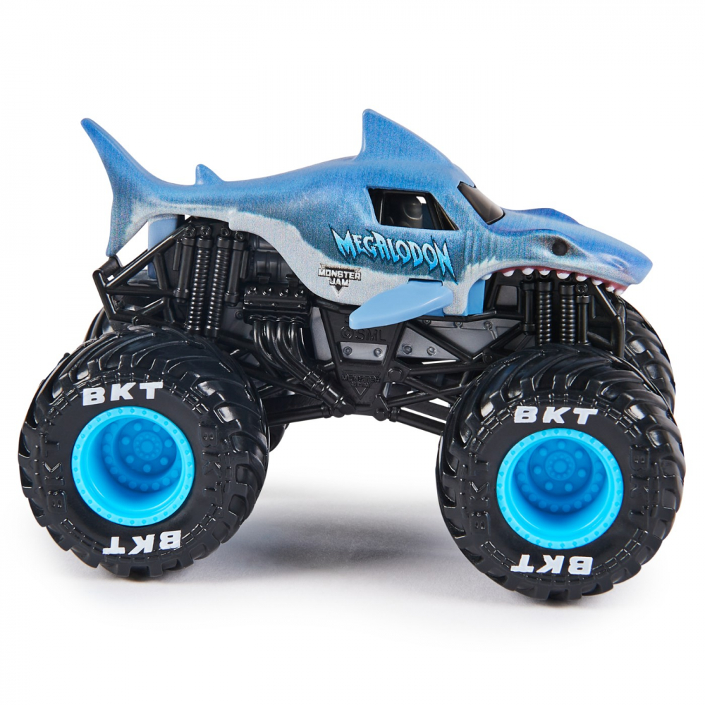 MONSTER JAM MASINUTA METALICA MEGALODON SCARA 1 LA 64 [2]