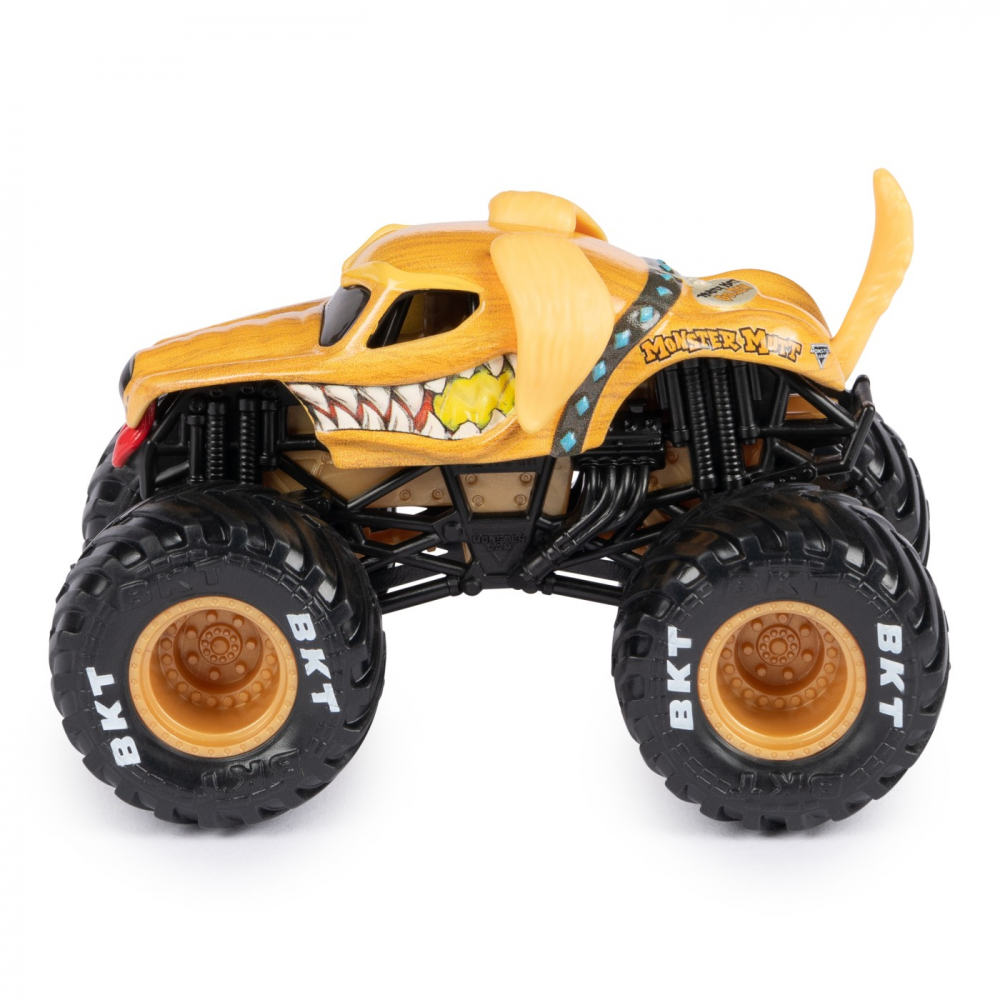 Monster Jam Masinuta Metalica Monster Mutt Golden Scara 1 La 64 [4]