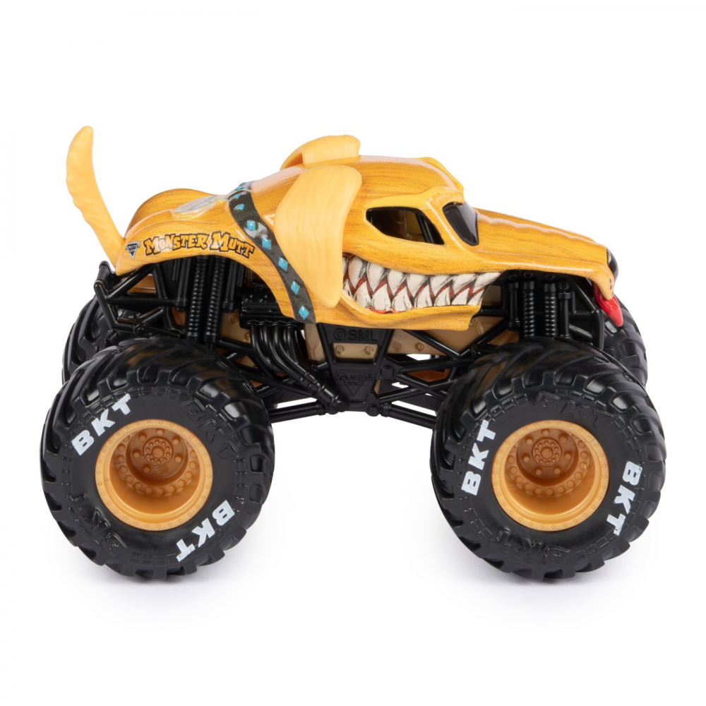 Monster Jam Masinuta Metalica Monster Mutt Golden Scara 1 La 64 [2]