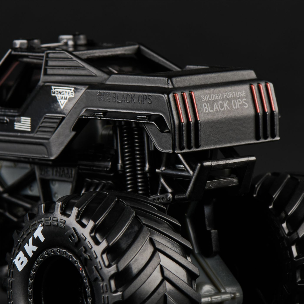 MONSTER JAM MASINUTA METALICA SOLDIER FORTUNE BLACK OPS SCARA 1 LA 64 [6]