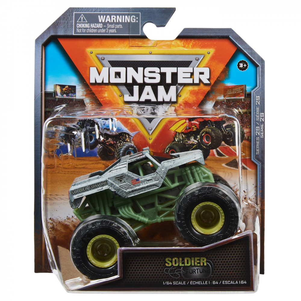 Monster Jam Masinuta Metalica Soldier Fortune Scara 1 La 64 [1]