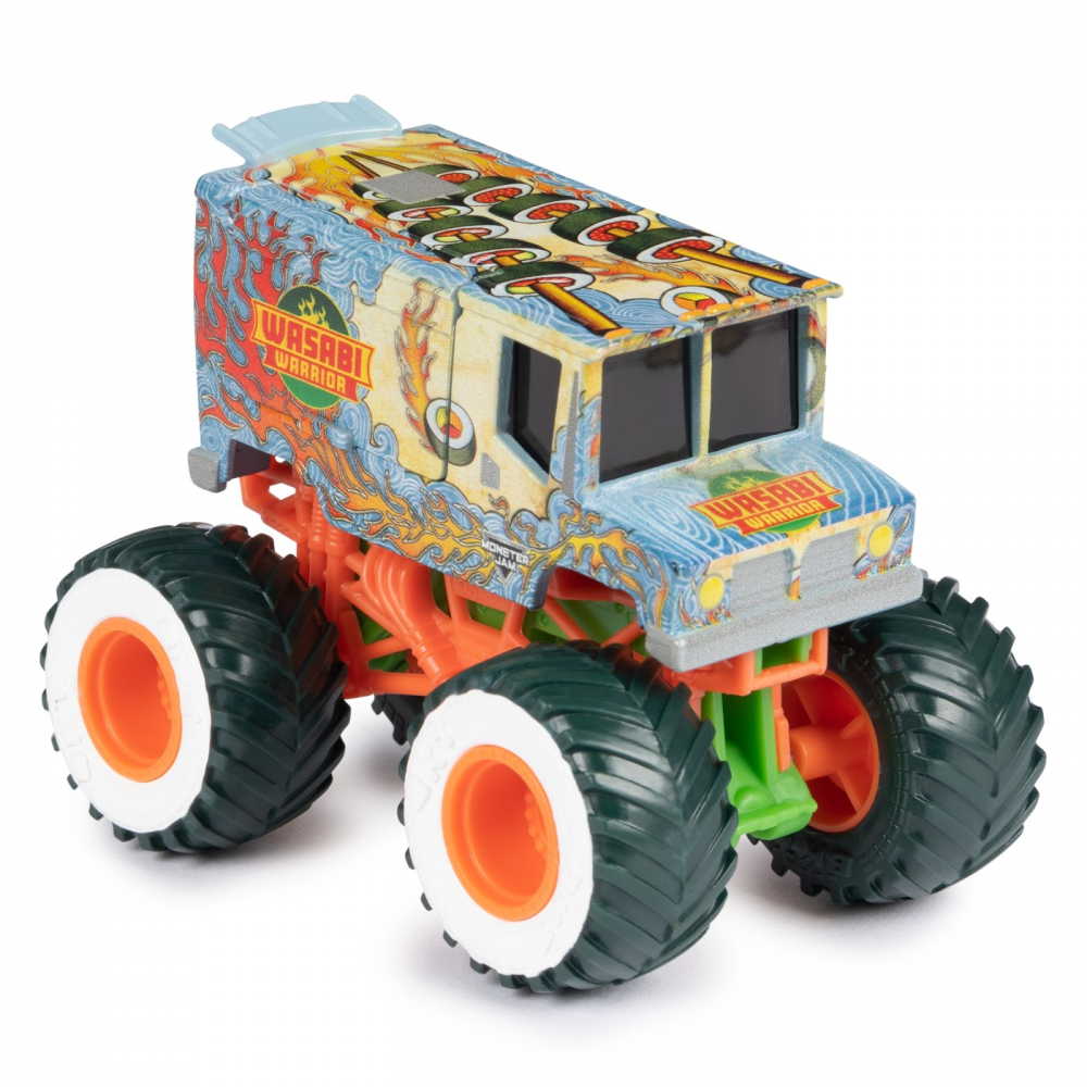 Monster Jam Masinuta Metalica Wasabi Warrior Scara 1 La 64 [3]