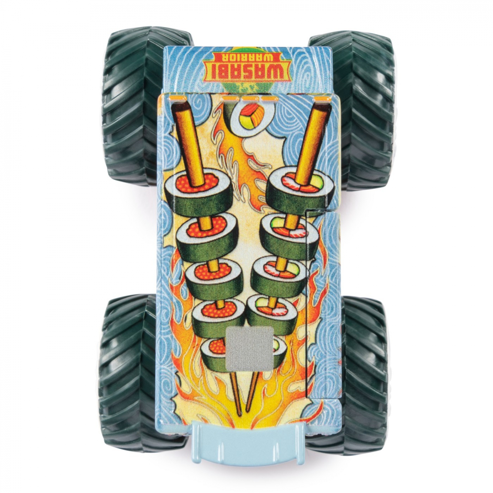 Monster Jam Masinuta Metalica Wasabi Warrior Scara 1 La 64 [7]