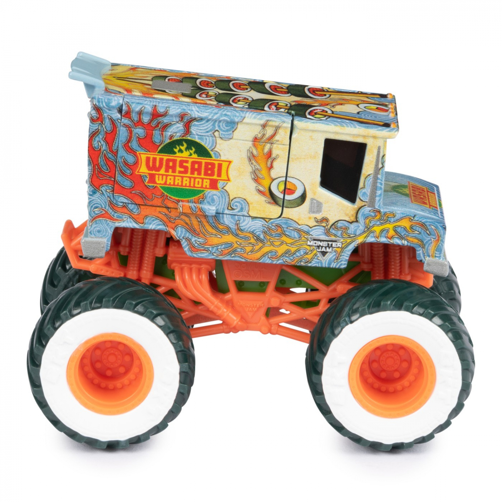 Monster Jam Masinuta Metalica Wasabi Warrior Scara 1 La 64 [2]