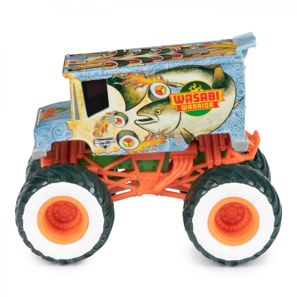 Monster Jam Masinuta Metalica Wasabi Warrior Scara 1 La 64 [4]