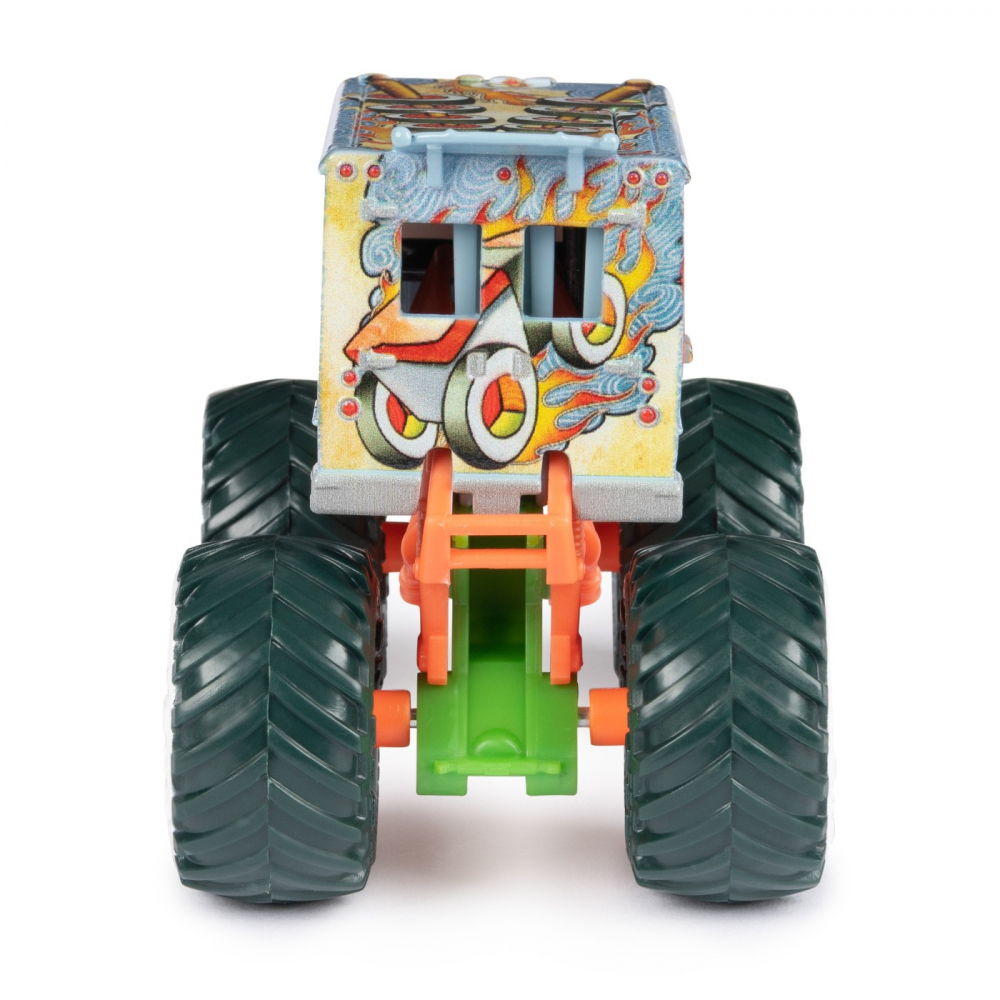Monster Jam Masinuta Metalica Wasabi Warrior Scara 1 La 64 [6]