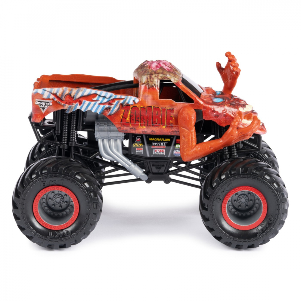 MONSTER JAM MASINUTA METALICA ZOMBIE SCARA 1:24 [2]