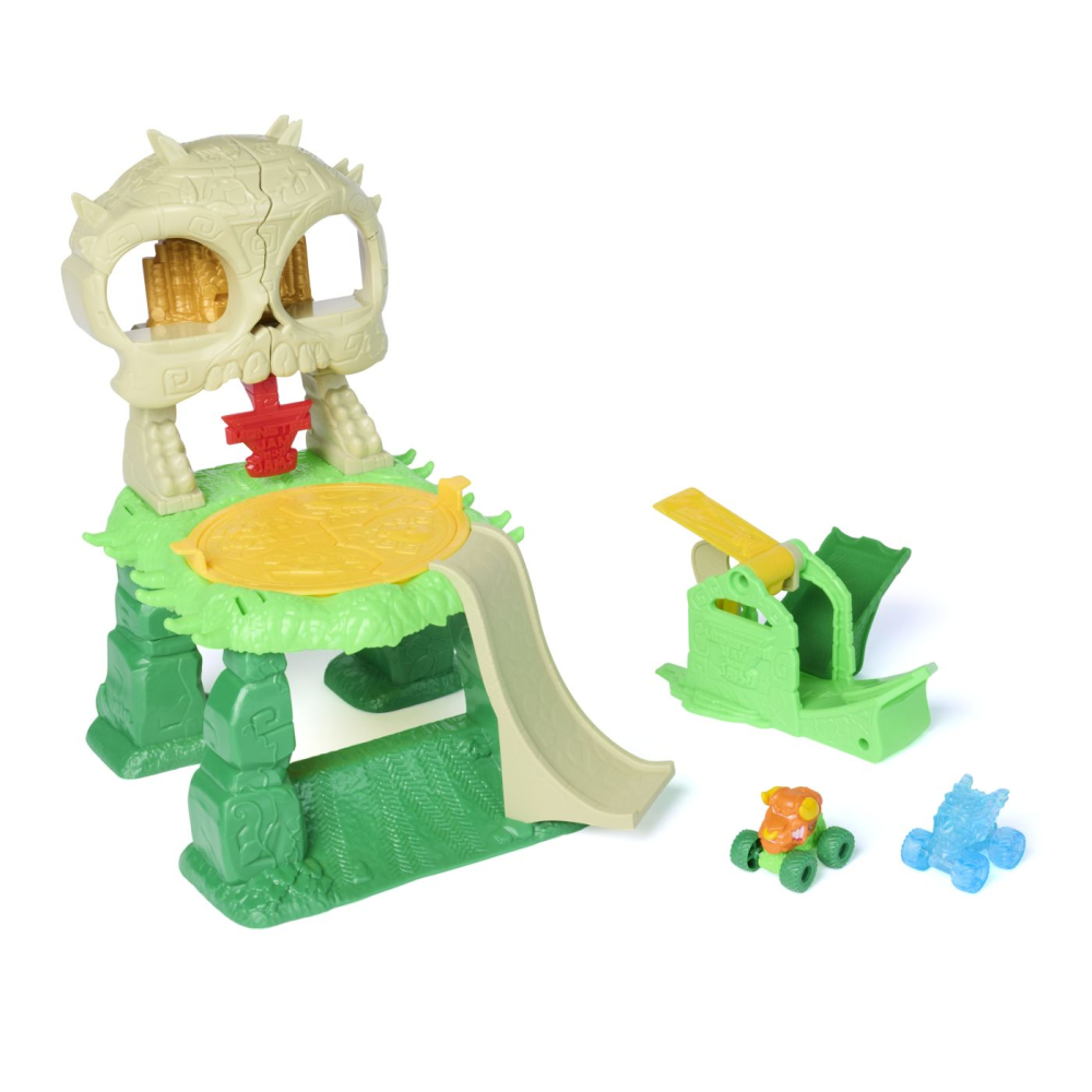 MONSTER JAM MINI JAMS SET DE JOACA CRASH AND CRUMBLE JUNGLE CU MASINUTELE EL TORO LOCO SI DRAGON [3]