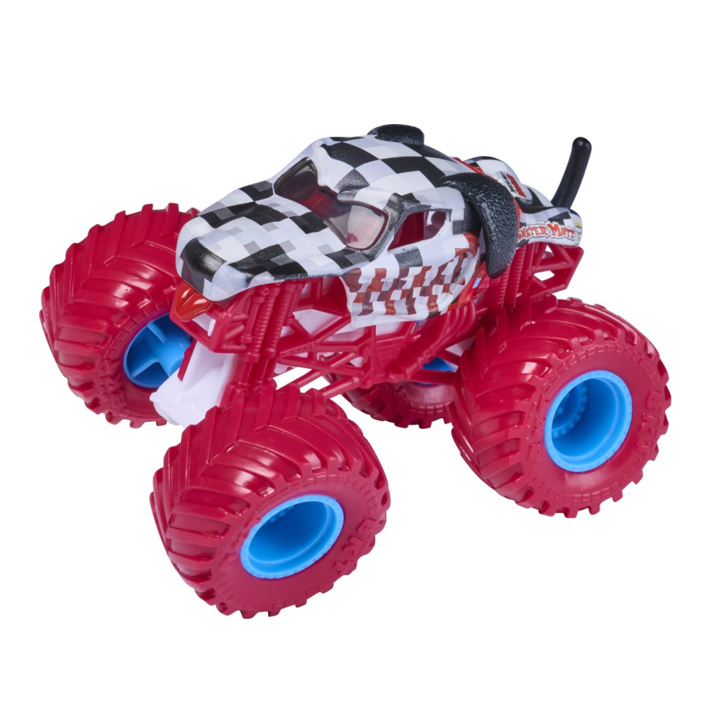 MONSTER JAM PIXEL PUNKS MASINUTA METALICA MONSTER MUTT DALMATIAN SCARA 1 LA 64 [4]