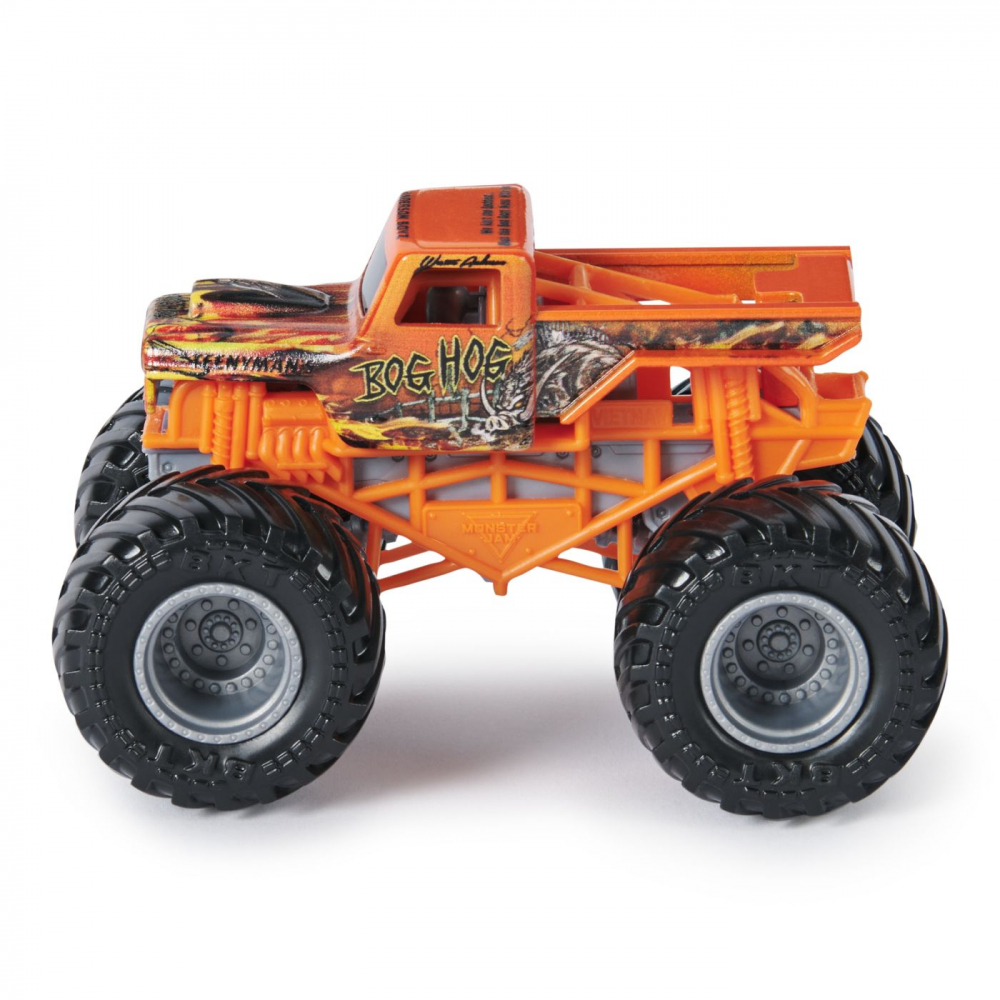 MONSTER JAM SET 2 MASINUTE METALICE BOG HOG SI KING SLING SCARA 1 LA 64 [4]