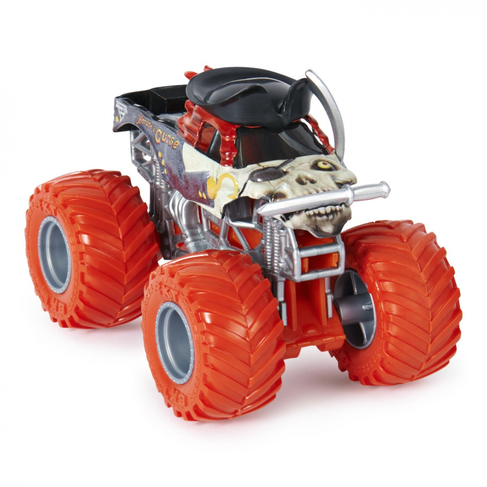MONSTER JAM SET 2 MASINUTE METALICE EL TORO LOCO SI PIRATES CURSE SCARA 1 LA 64 [9]