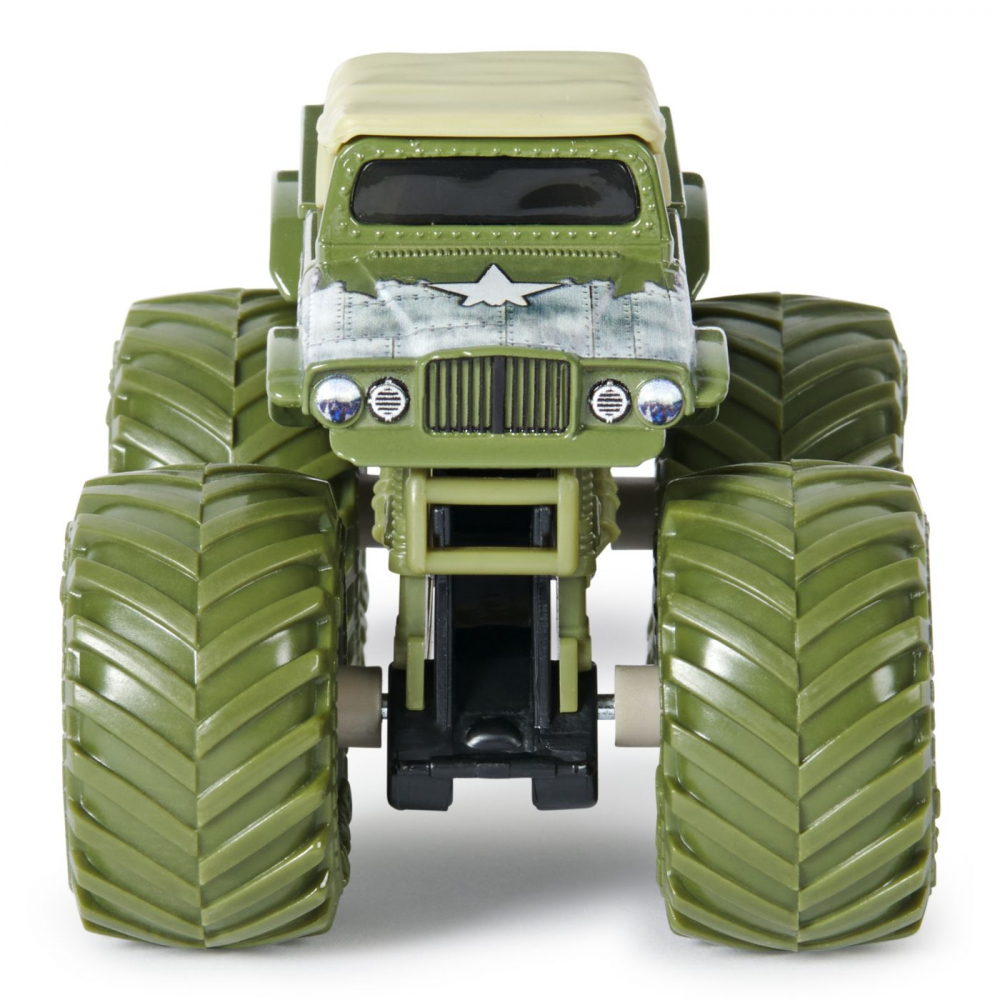 MONSTER JAM SET 2 MASINUTE METALICE SHAKER SI SOLDIER FORTUNE SCARA 1 LA 64 [4]