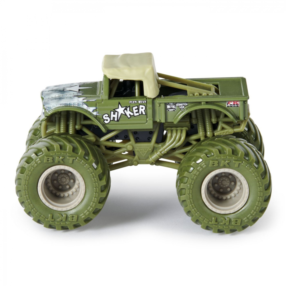 MONSTER JAM SET 2 MASINUTE METALICE SHAKER SI SOLDIER FORTUNE SCARA 1 LA 64 [6]