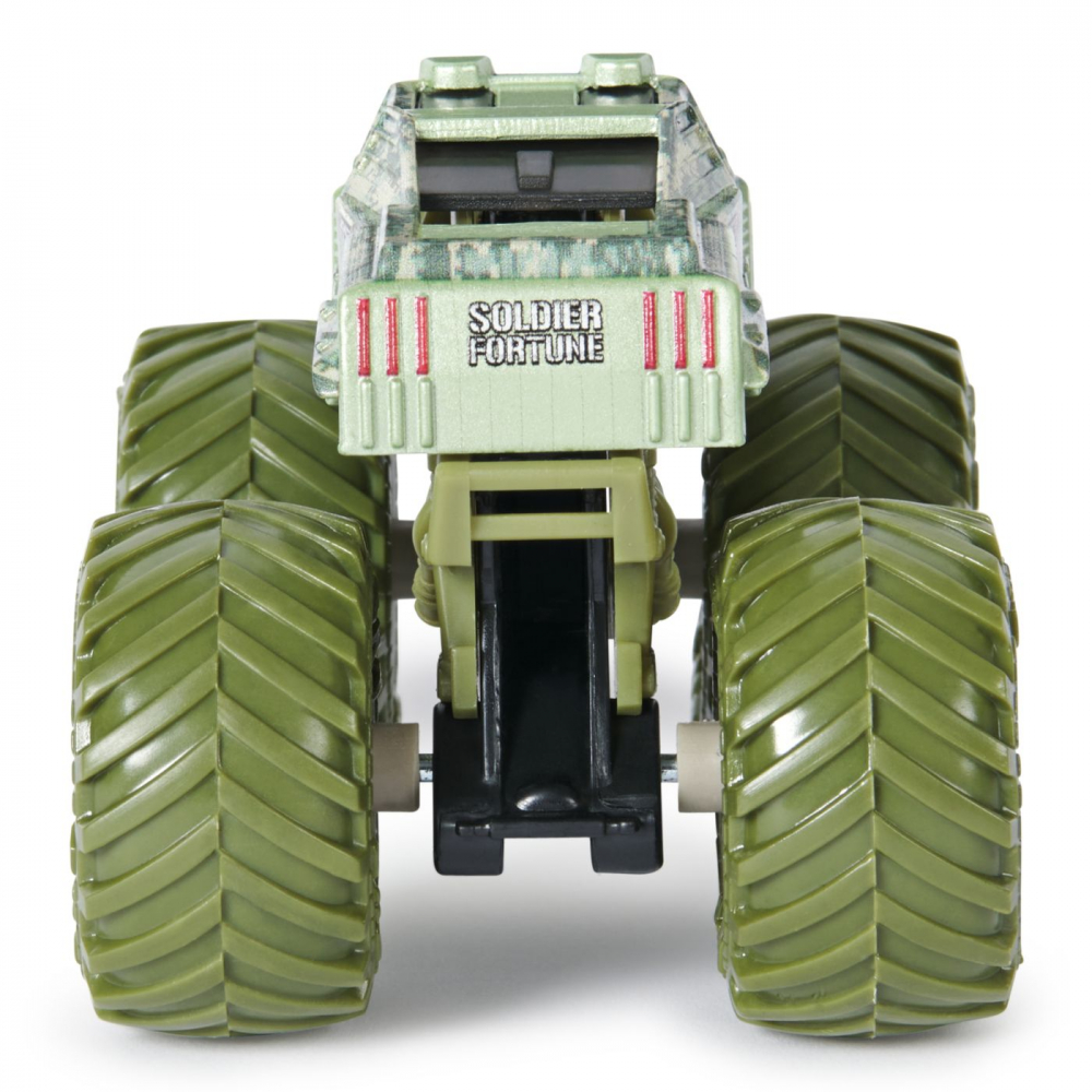 MONSTER JAM SET 2 MASINUTE METALICE SHAKER SI SOLDIER FORTUNE SCARA 1 LA 64 [10]