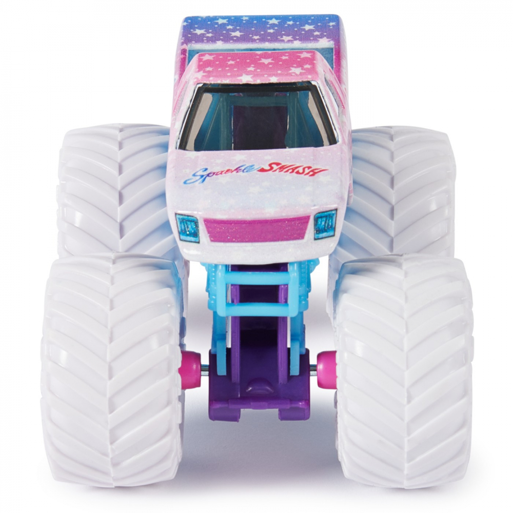 MONSTER JAM SET 2 MASINUTE METALICE SPARKLE SMASH SCARA 1:64 [7]