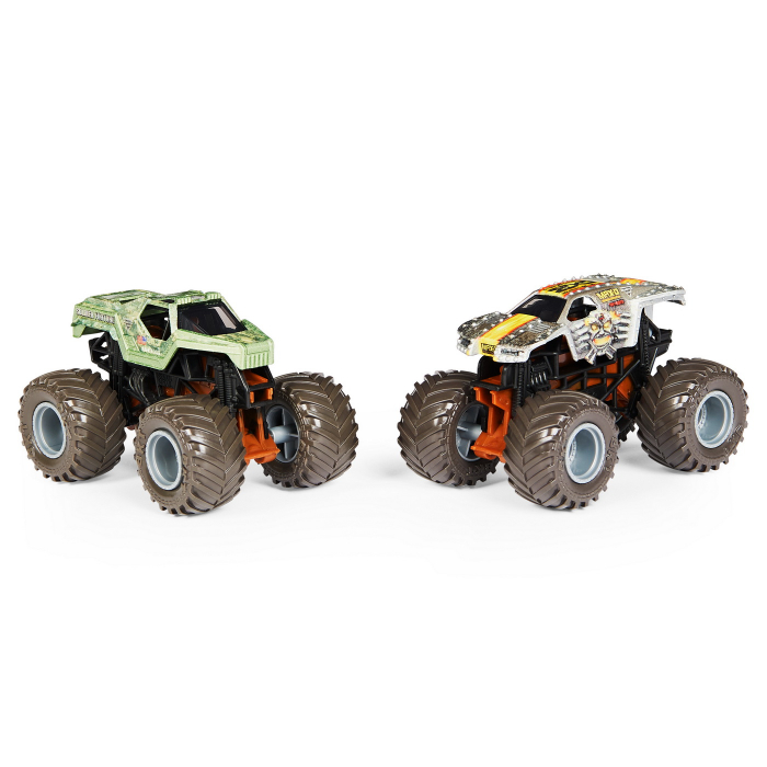 Monster jam set 2 masinute soldier fortune si max-d color change [3]