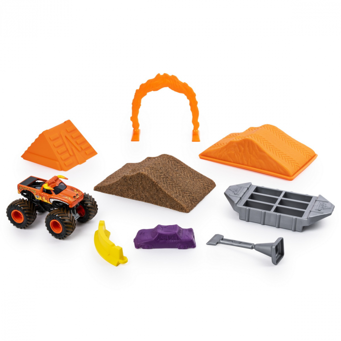 Monster jam set camioneta cu nisip si accesorii el toro loco [2]