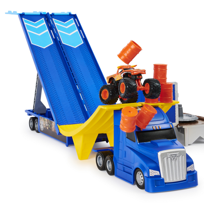 Monster Jam Set de Joacă Camionul Convertibil în Arenă  [3]