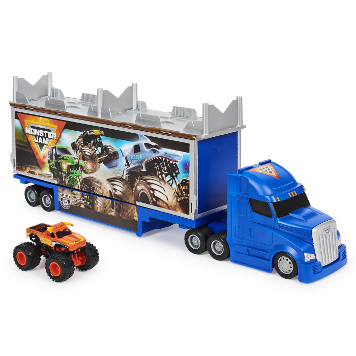Monster Jam Set de Joacă Camionul Convertibil în Arenă  [4]