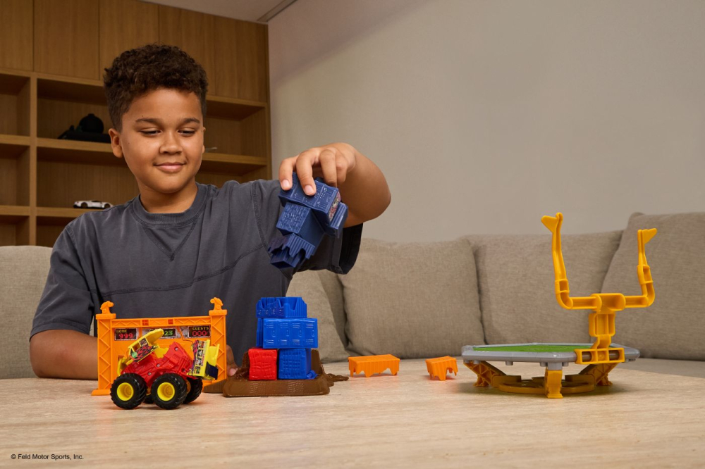 MONSTER JAM SMASH AND BASH SET DE JOACA CRASH COURSE [6]