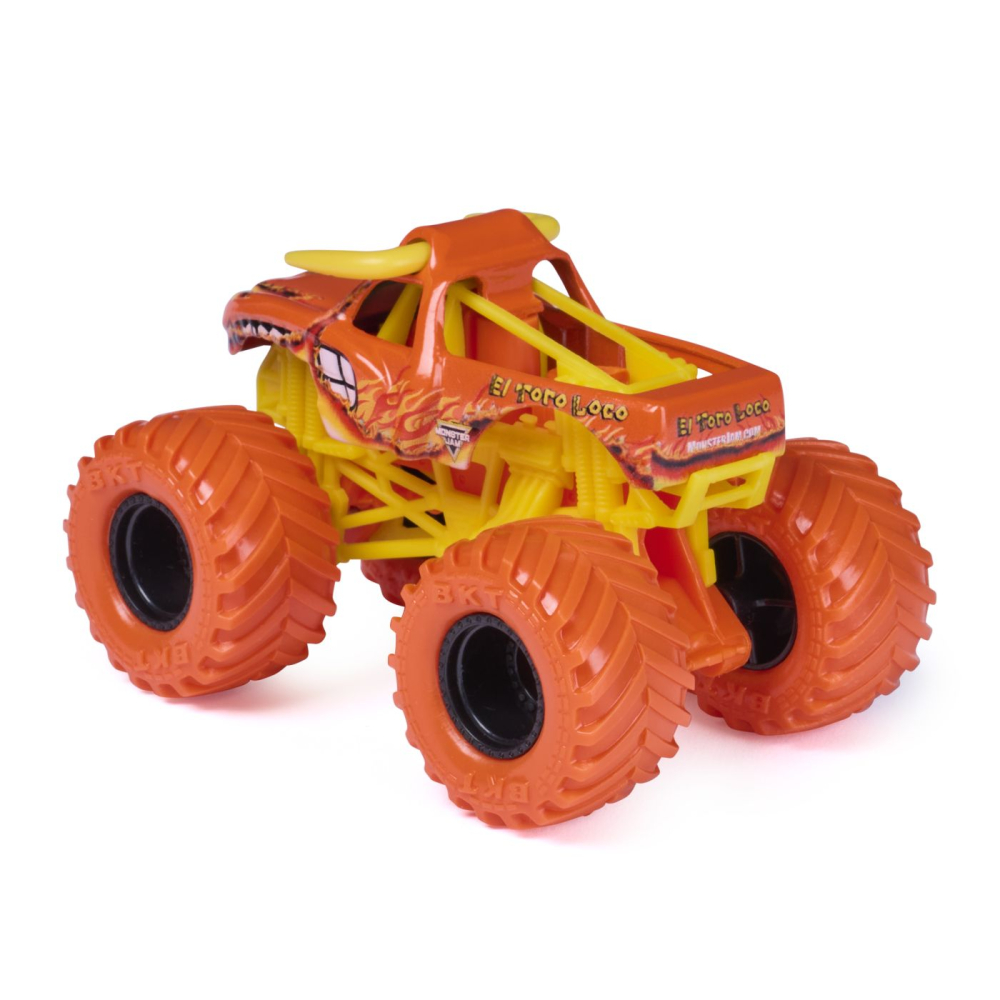 MONSTER JAM SPEED SHRED MASINUTA METALICA EL TORO LOCO SCARA 1 LA 64 [3]