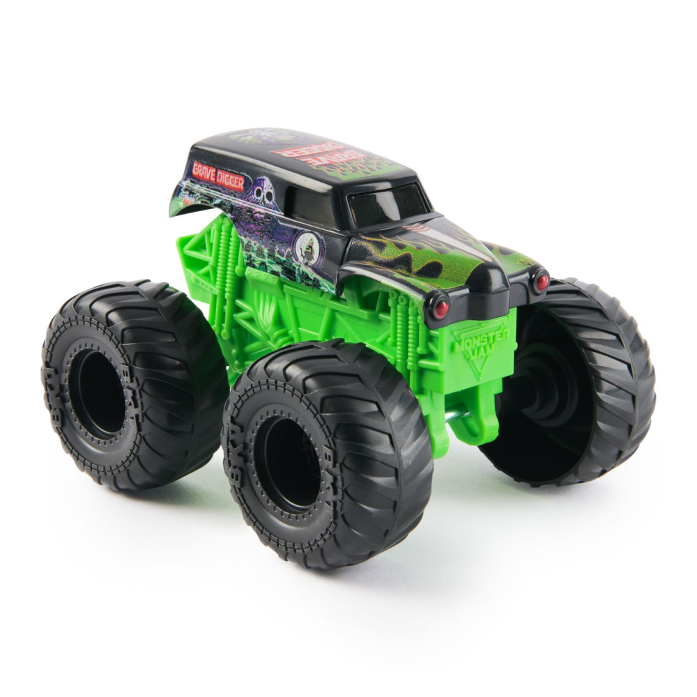 MONSTER JAM VALUE MASINUTA METALICA GRAVE DIGGER SCARA 1 LA 43 [2]