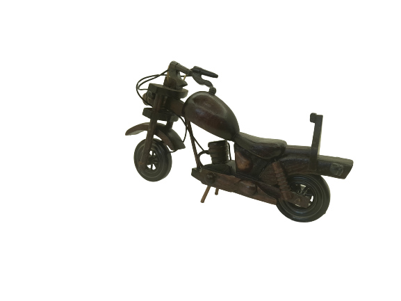 Motocicleta decorativa din lemn [2]