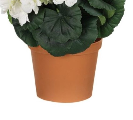 Muscata alba artificiala decorativa in ghiveci pentru interior [5]