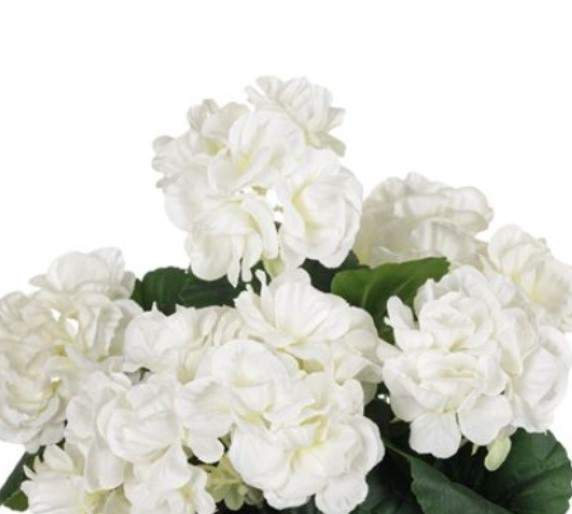 Muscata alba artificiala decorativa in ghiveci pentru interior [3]