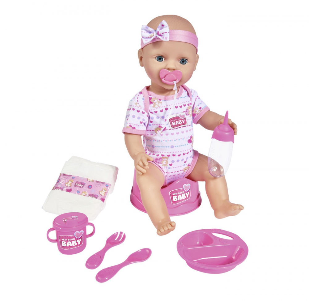 New Born Baby Set Bebelus Roz [5]
