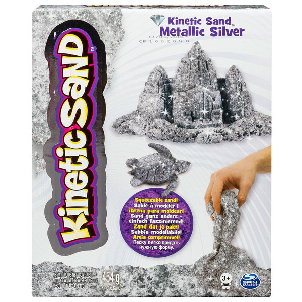 Nisip kinetic metale si minerale stralucitoare argintiu [2]